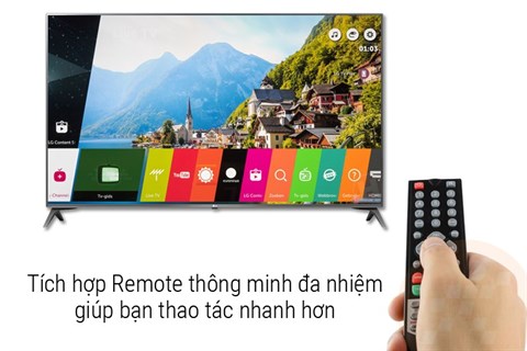Điều khiển tivi bằng remote thông minh