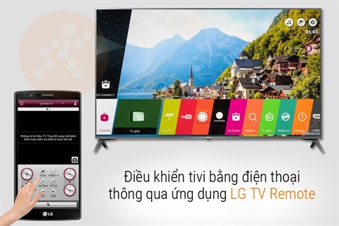 Điều khiển tivi bằng điện thoại