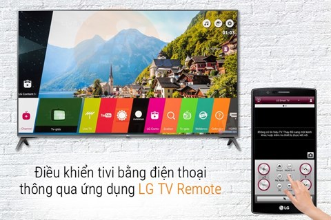 Điều khiển tivi bằng điện thoại
