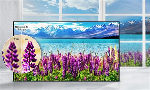 Các nội dung giải trí hình ảnh được xử lý và nâng cao độ phân giải lên gần chuẩn 4K trên Smart Tivi LG 55 inch 55UJ652T
