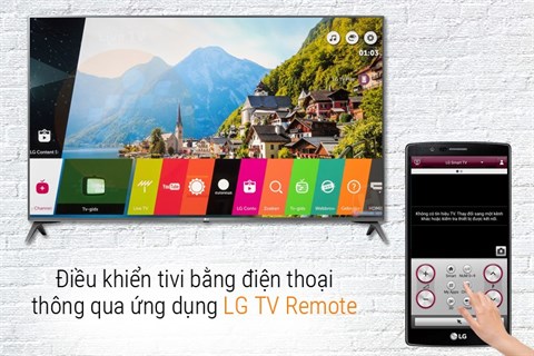 Điều khiển tivi bằng điện thoại
