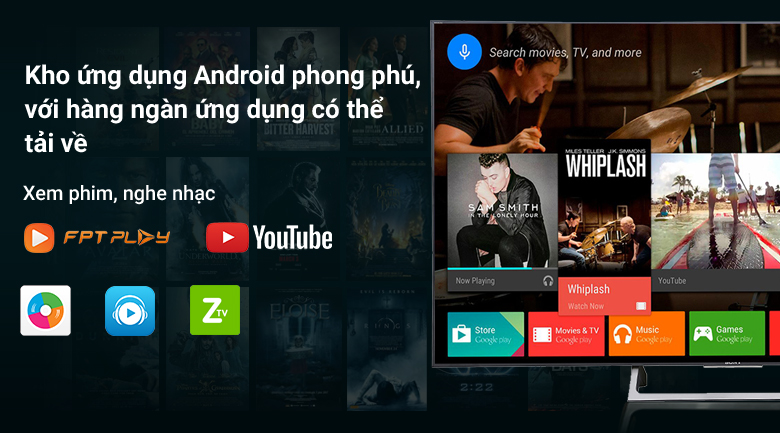 Android Tivi Sony 4K 65 inch KD-65X8500E