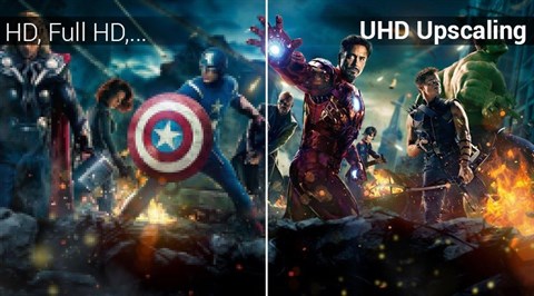 Smart Tivi Samsung 43 inch UA43MU6400 - Công nghệ UHD Upscaling
