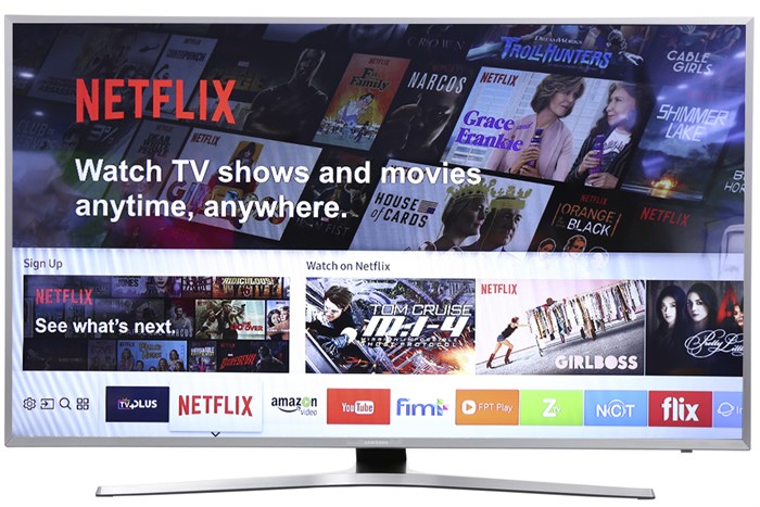 Smart Tivi Samsung 4K 43 inch UA43MU6400 Màu Bạc