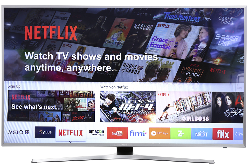 Smart Tivi Samsung 4K 43 inch UA43MU6400 Màu Bạc