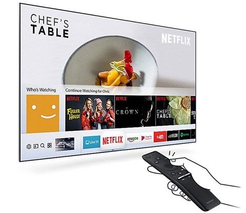 Giao diện Smart Hub thông minh trên Smart Tivi Samsung 4K 65 inch UA65MU6400