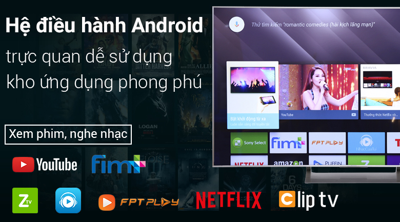 Android Tivi Sony 4K 55 inch KD-55X9000E/S