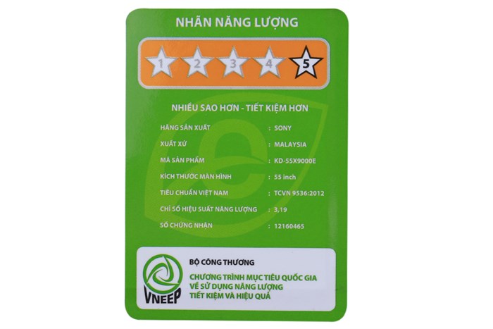 Android Tivi Sony 4K 55 inch KD-55X9000E/S Màu Bạc