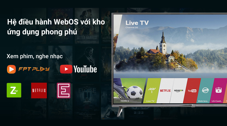 Smart Tivi LG 4K 49 inch 49UJ632T