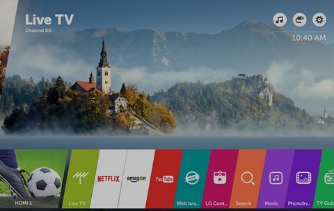 Hệ điều hành WebOS 3.5 trên Smart Tivi LG 4K 65 inch 65UJ632T