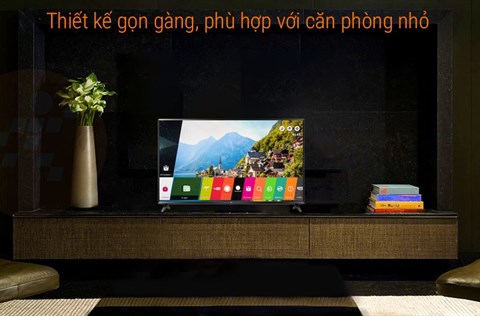 Smart Tivi LG 43 inch 43UJ633T có thiết kế nhỏ gọn