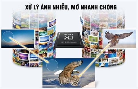 Bộ xử lý hình ảnh X1 Extreme trên Android Tivi OLED Sony 4K 65 inch KD-65A1