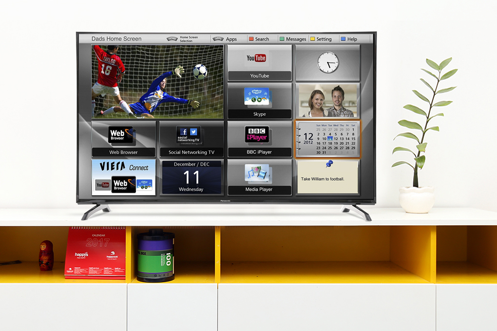 Smart Tivi Panasonic 55 inch TH-55ES500V Màu Đen