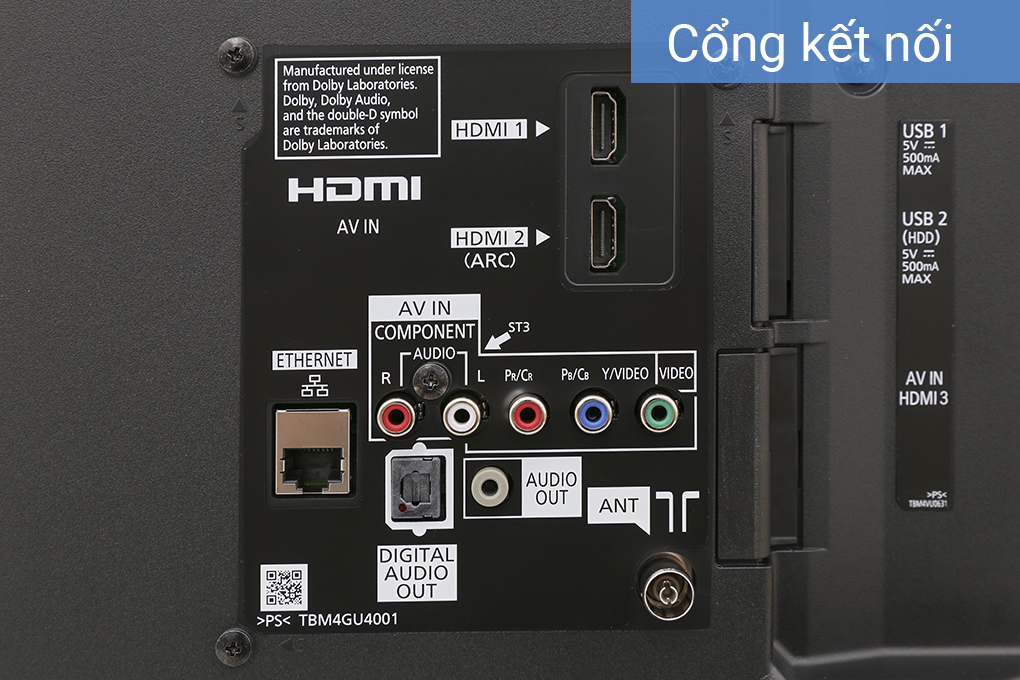 Smart Tivi Panasonic 55 inch TH-55ES500V Màu Đen