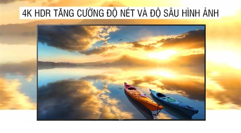 Độ phân giải 4K - Internet Tivi Sony 4K 65 inch KD-65X7000E