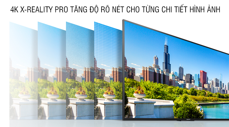 4K X-Reality Pro tăng độ rõ nét