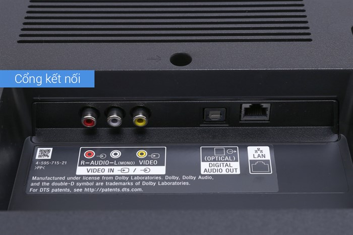 Internet Tivi Sony 4K 43 inch KD-43X7000E Màu Đen