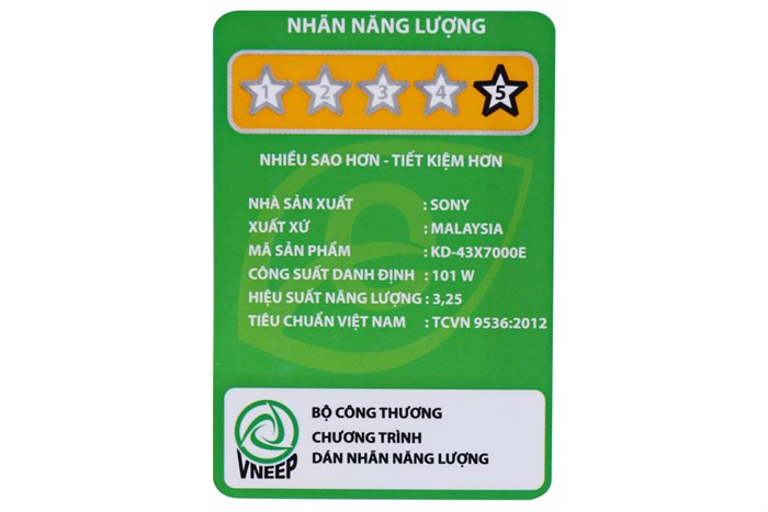 Internet Tivi Sony 4K 43 inch KD-43X7000E Màu Đen