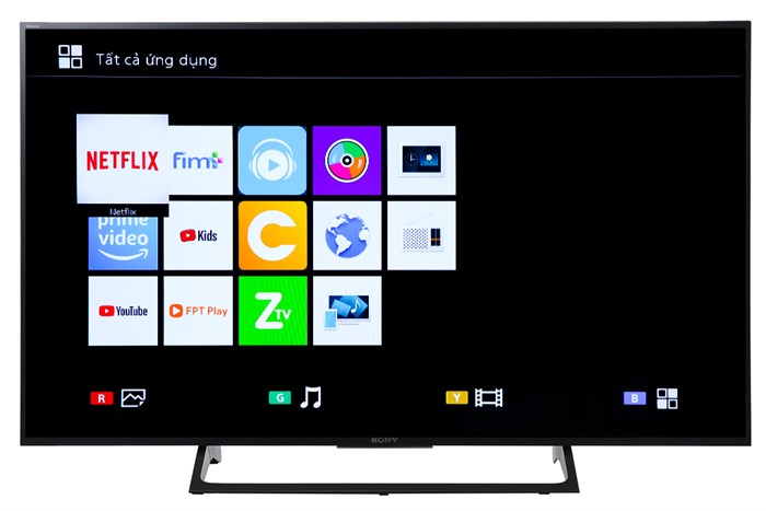 Internet Tivi Sony 4K 49 inch KD-49X7000E Màu Đen