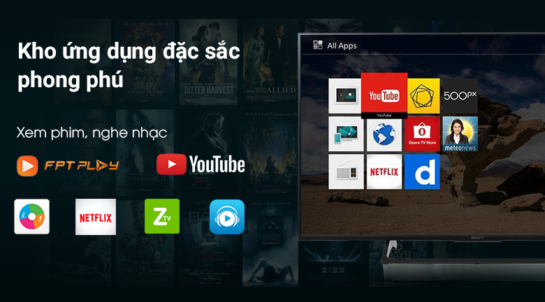 Internet Tivi Sony 4K 55 inch KD-55X7000E