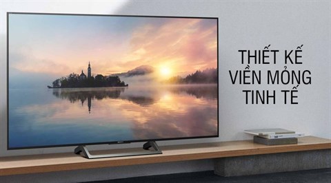 Thiết kế sang trọng, hiện đại trên Internet Tivi Sony 4K 55 inch KD-55X7000E