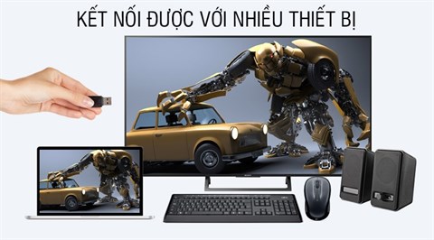 Kết nối từ Internet Tivi Sony 4K 55 inch KD-55X7000E với nhiều thiết bị khác một cách nhanh chóng