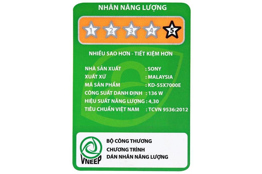 Internet Tivi Sony 4K 55 inch KD-55X7000E Màu Đen