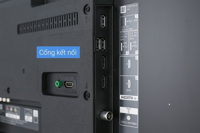 Internet Tivi Sony 4K 55 inch KD-55X7000E Màu Đen