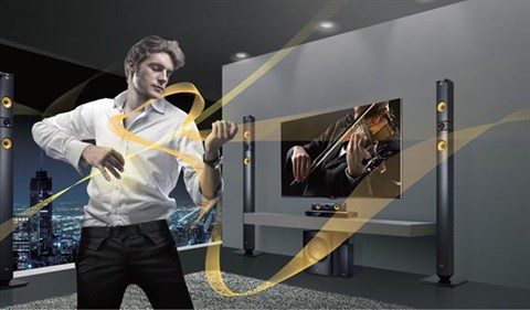 Công nghệ tăng cường âm thanh ClearAudio+ trên Internet Tivi Sony 4K 55 inch KD-55X7000E