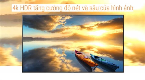 Internet Tivi Sony 4K 55 inch KD-55X7000E có độ nét sâu