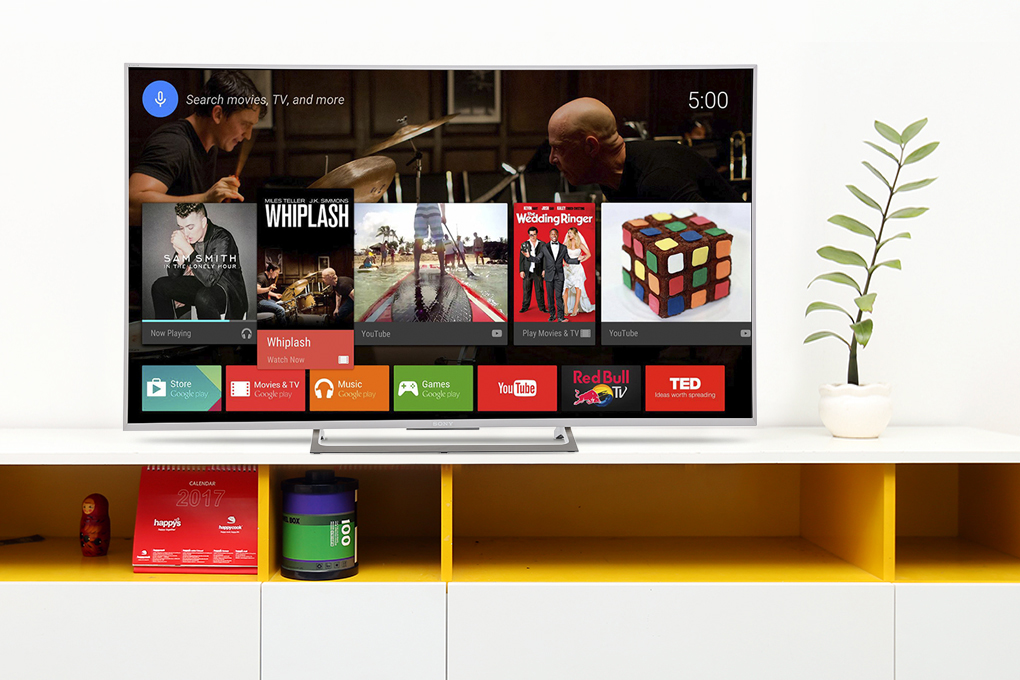 Android Tivi Sony 4K 55 inch KD-55X8000E/S Màu Bạc