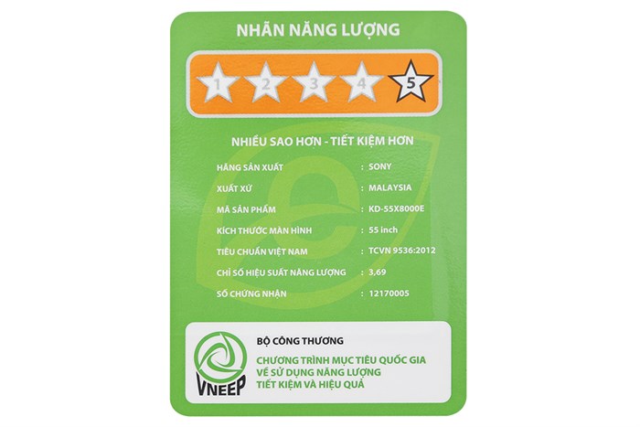 Android Tivi Sony 4K 55 inch KD-55X8000E/S Màu Bạc