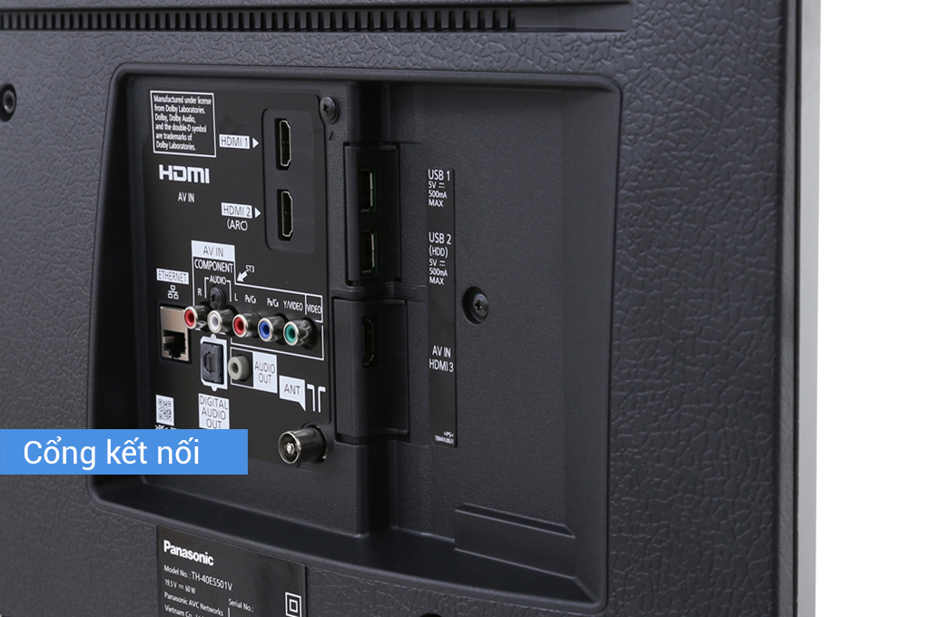Smart Tivi Panasonic 40 inch TH-40ES501V Màu Đen
