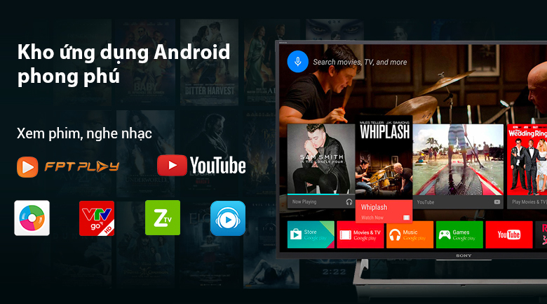 Android Tivi Sony 4K 43 inch KD-43X7500E