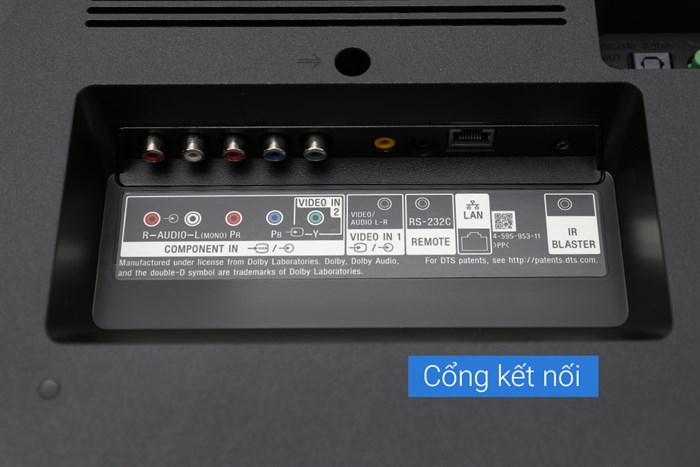 Android Tivi Sony 4K 43 inch KD-43X7500E Màu Đen