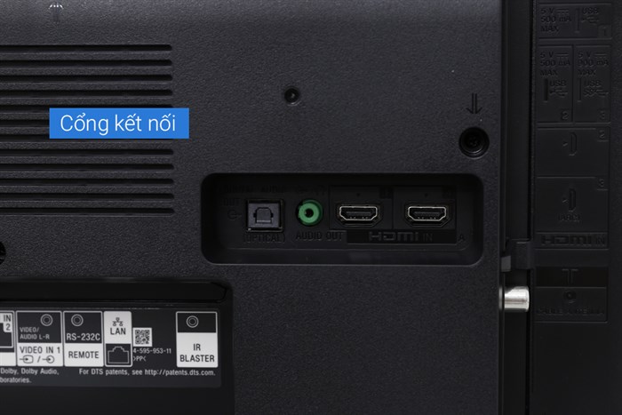 Android Tivi Sony 4K 43 inch KD-43X7500E Màu Đen