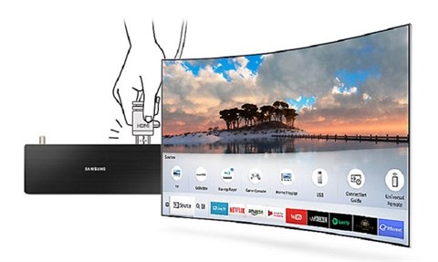Tự động nhận diện, hiển thị thiết bị mà bạn đã kết nối vào Smart Tivi Samsung 49 inch UA49MU6100