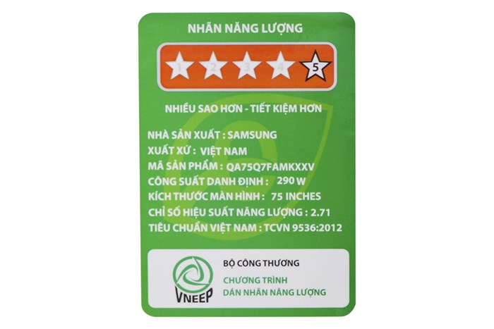 Smart Tivi QLED Samsung 4K 75 inch QA75Q7F Màu Bạc