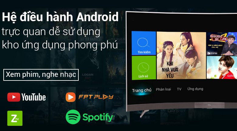 Smart Tivi TCL 55 inch L55P3-CF