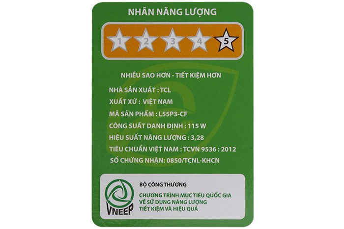 Smart Tivi TCL 55 inch L55P3-CF