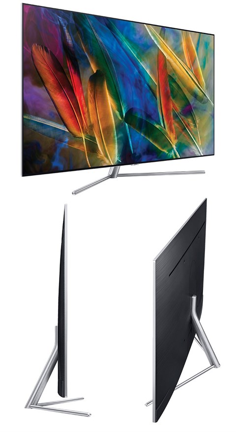 Thiết kế sang trọng, hiện đại trên Smart Tivi QLED 49 inch Samsung QA49Q7F