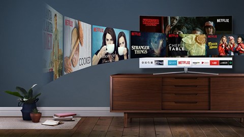 Hệ điều hành Tizen OS trên Smart Tivi QLED 49 inch Samsung QA49Q7F