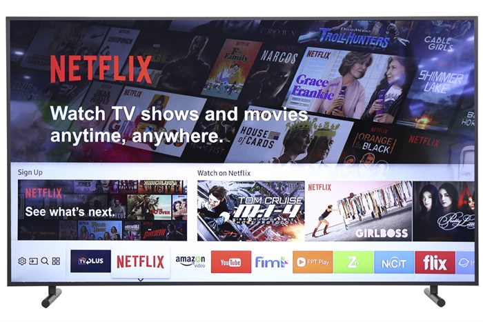 Smart Tivi Samsung 4K 55 inch UA55LS003 Màu Đen