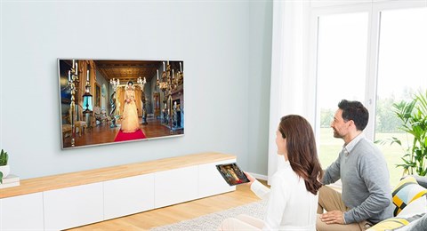 Chiếu màn hình điện thoại lên tivi - Smart Tivi Panasonic 32 inch TH-32ES500V