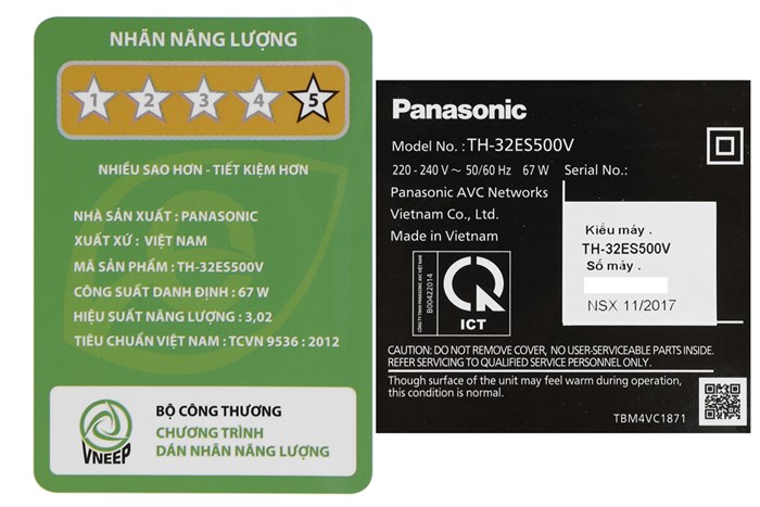 Smart Tivi Panasonic 32 inch TH-32ES500V