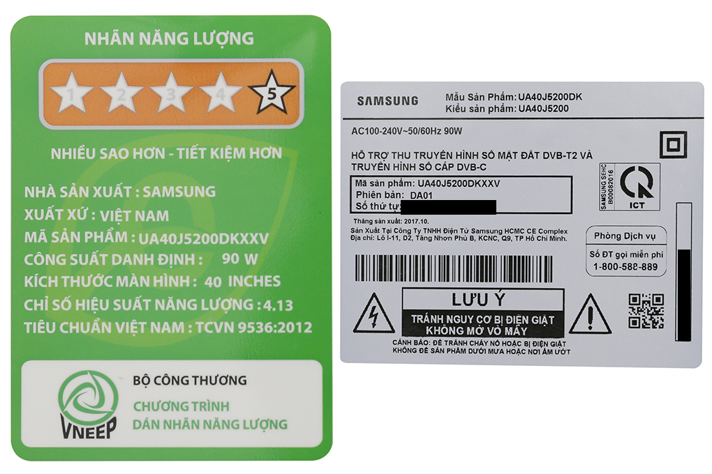 Smart Tivi Samsung 40 inch UA40J5200D Màu Đen