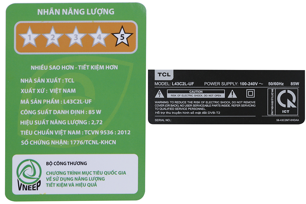 Smart Tivi TCL 4K 43 inch L43C2L-UF - 10