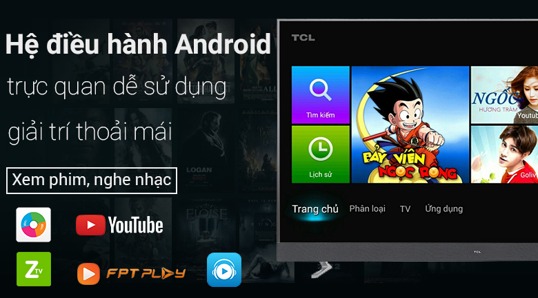 Smart Tivi TCL 4K 49 inch L49C2L-UF