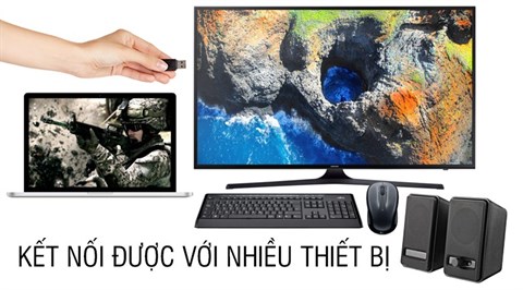 Kết nối đa dạng, phong phú trên Smart Tivi Samsung 50 Inch UA50MU6150