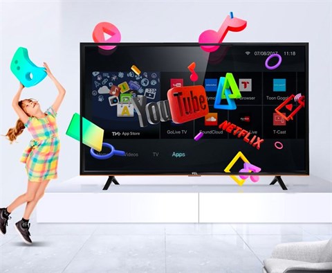 kết nối internet trên Smart Tivi TCL 43 inch L43S62T